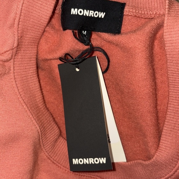 NWT Monrow Cargo Drawstring Tie Waist Knit Mini Dress in Spice - M - Picture 11 of 15